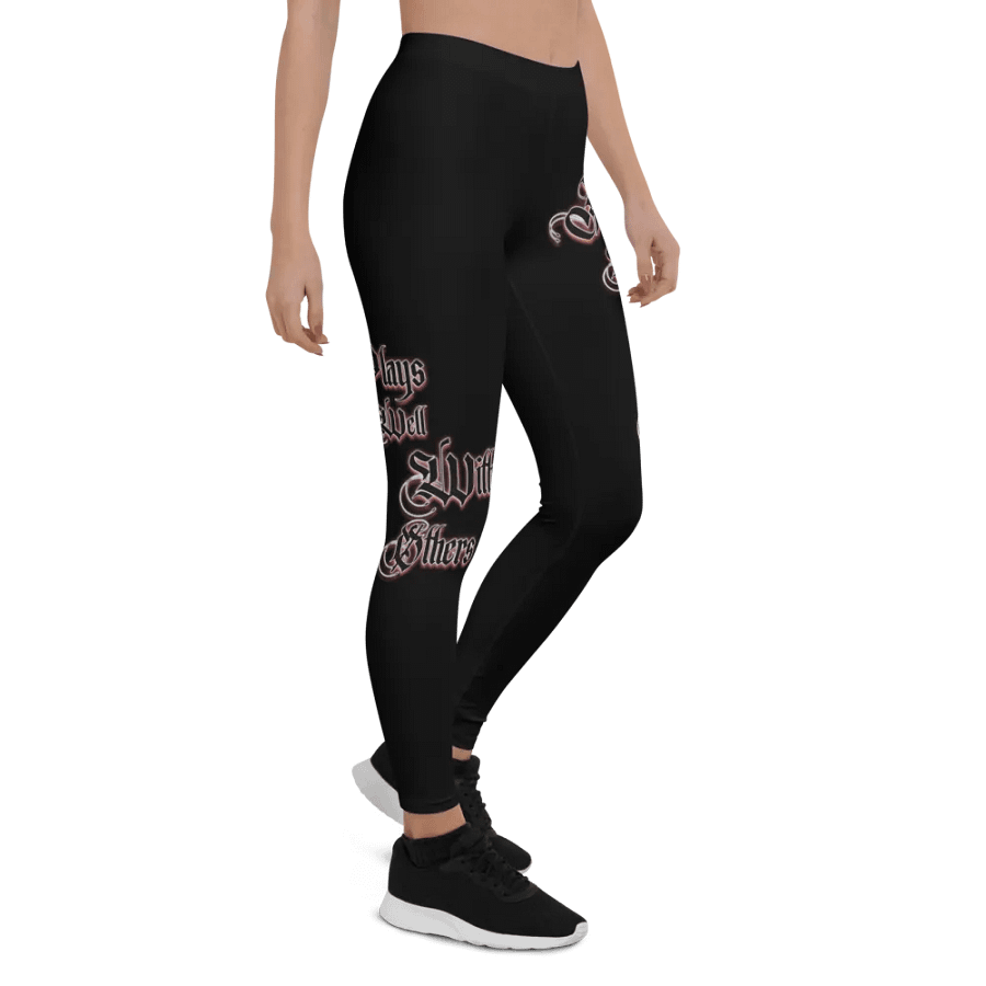 Plays Well With Others Woman's Black Leggings product image (5)