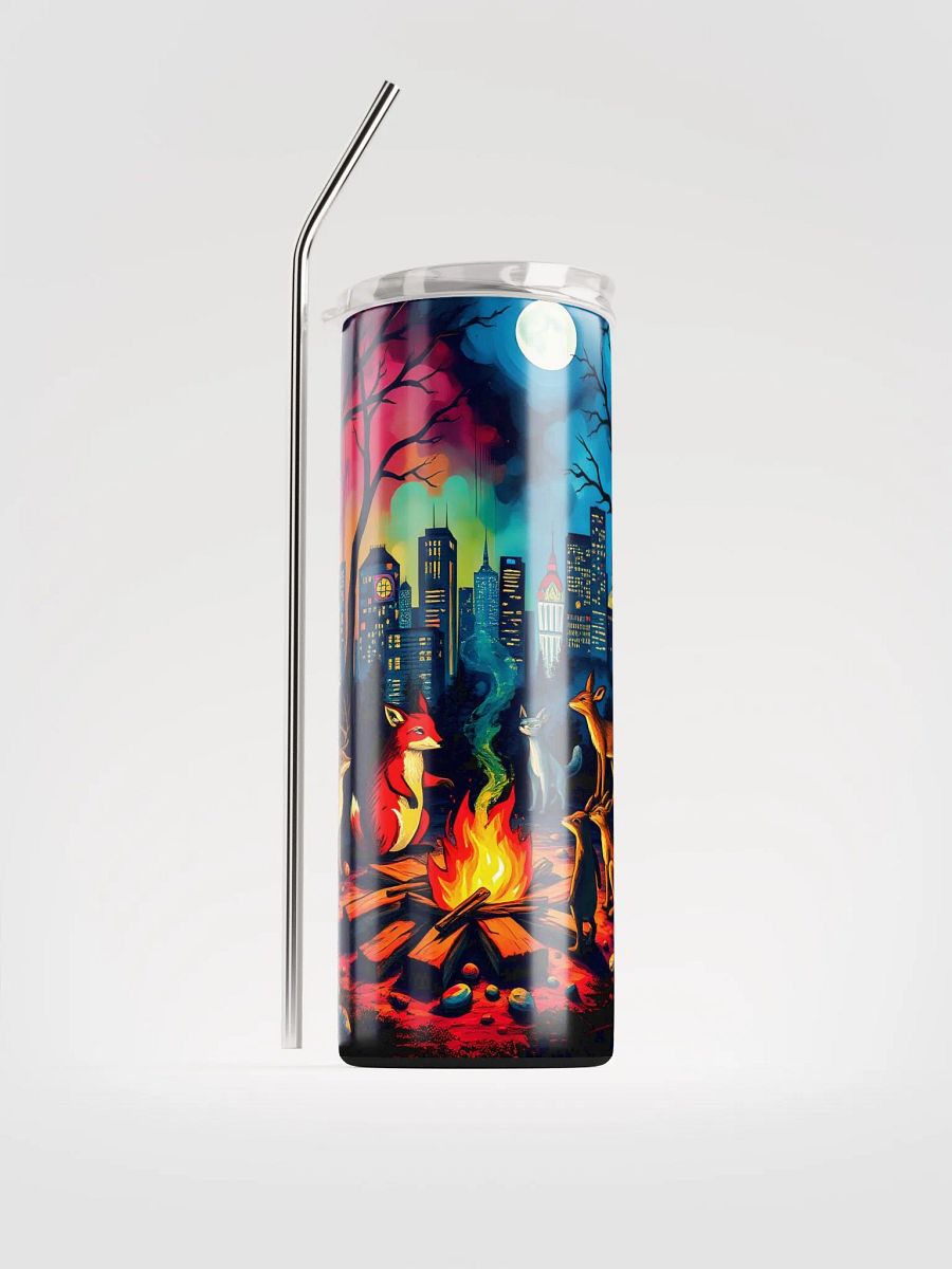 Moonlit Wildlife Gathering Tumbler product image (1)