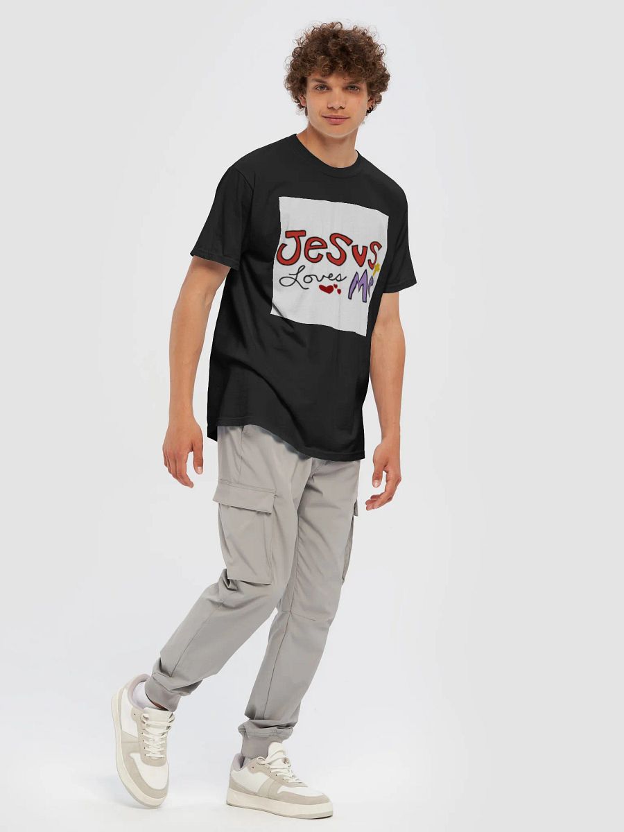 Jesus Loves Me Premium Cotton Tee Shirt product image (54)