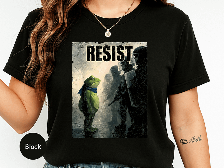 Punk Frog Resistance | Chaotic Comfort Colors® Shirt product image (1)