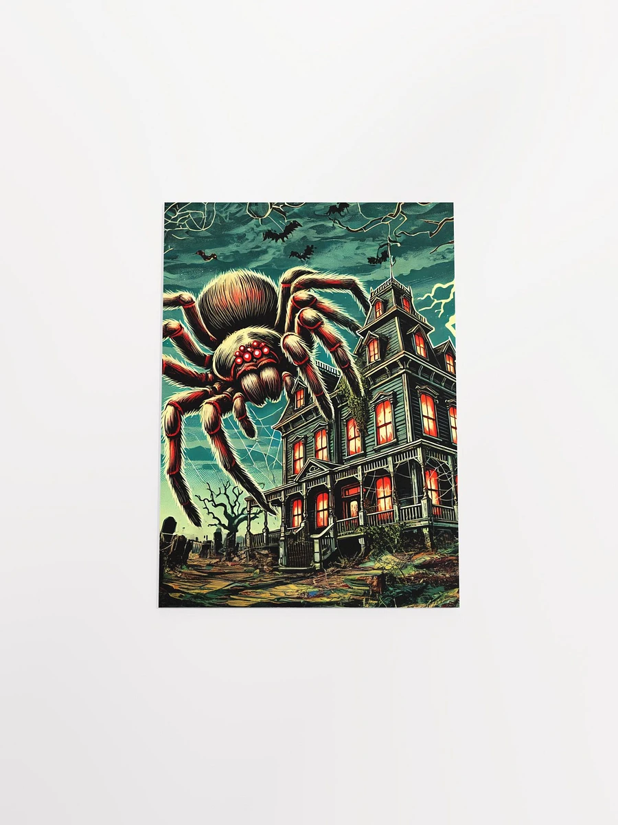 Giant Spider Haunted House Premium Matte Poster product image (31)