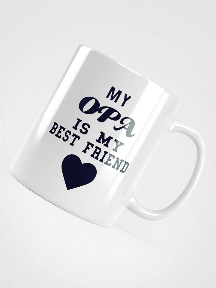 My opa is my best friend - grandpa gifts - Glossy Mug product image (2)