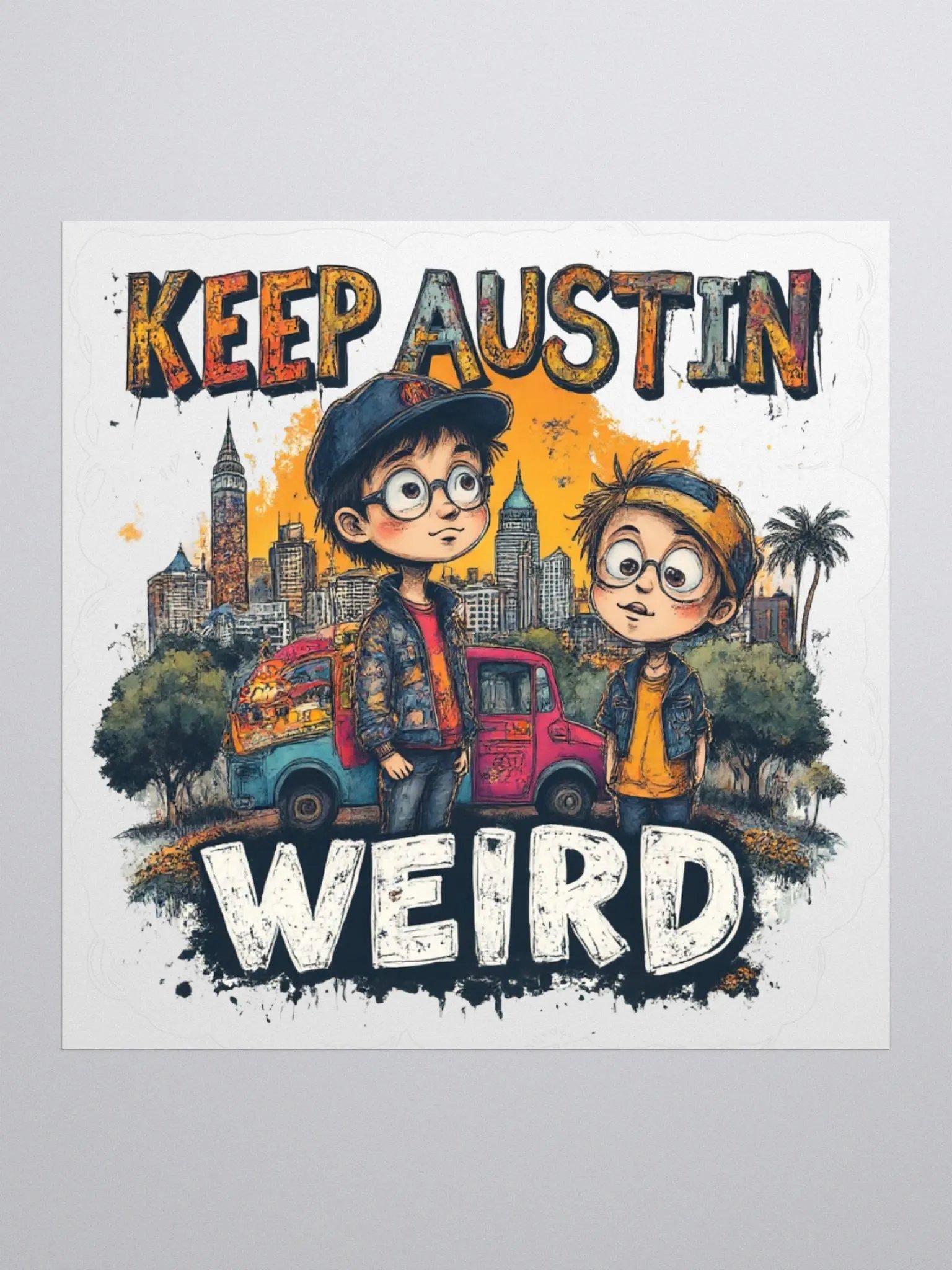 Keep Austin Weird Sticker Set product image (3)