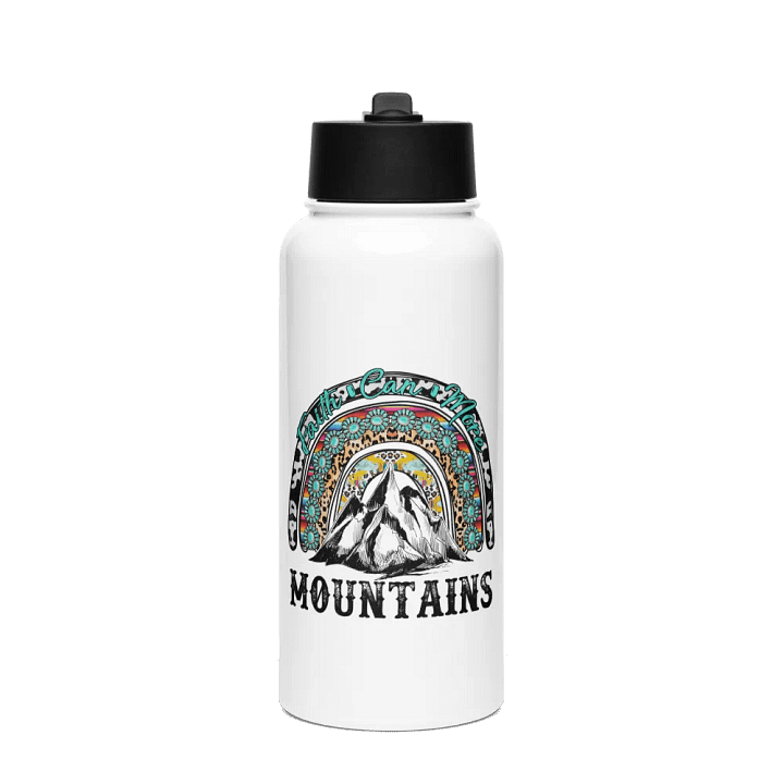 Faith Can Move Mountains - Stainless Steel Sports Water Bottle product image (1)