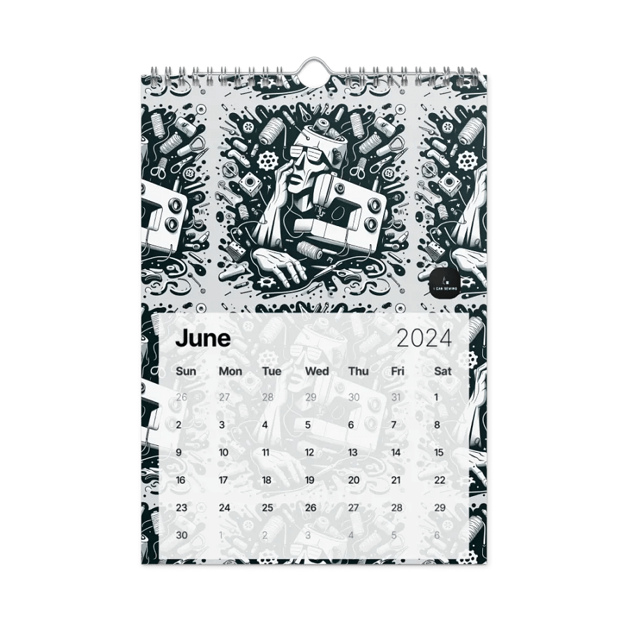Wall Calendar (2024) - Colorful Graffiti Theme product image (8)