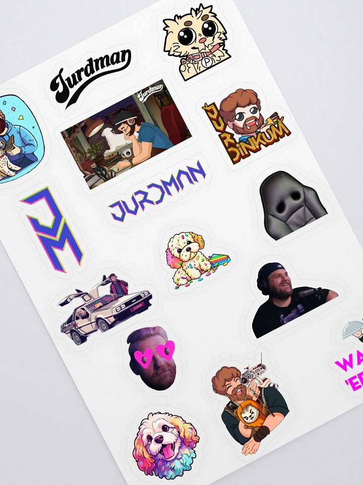 Jurdman Sticker Sheet product image (1)