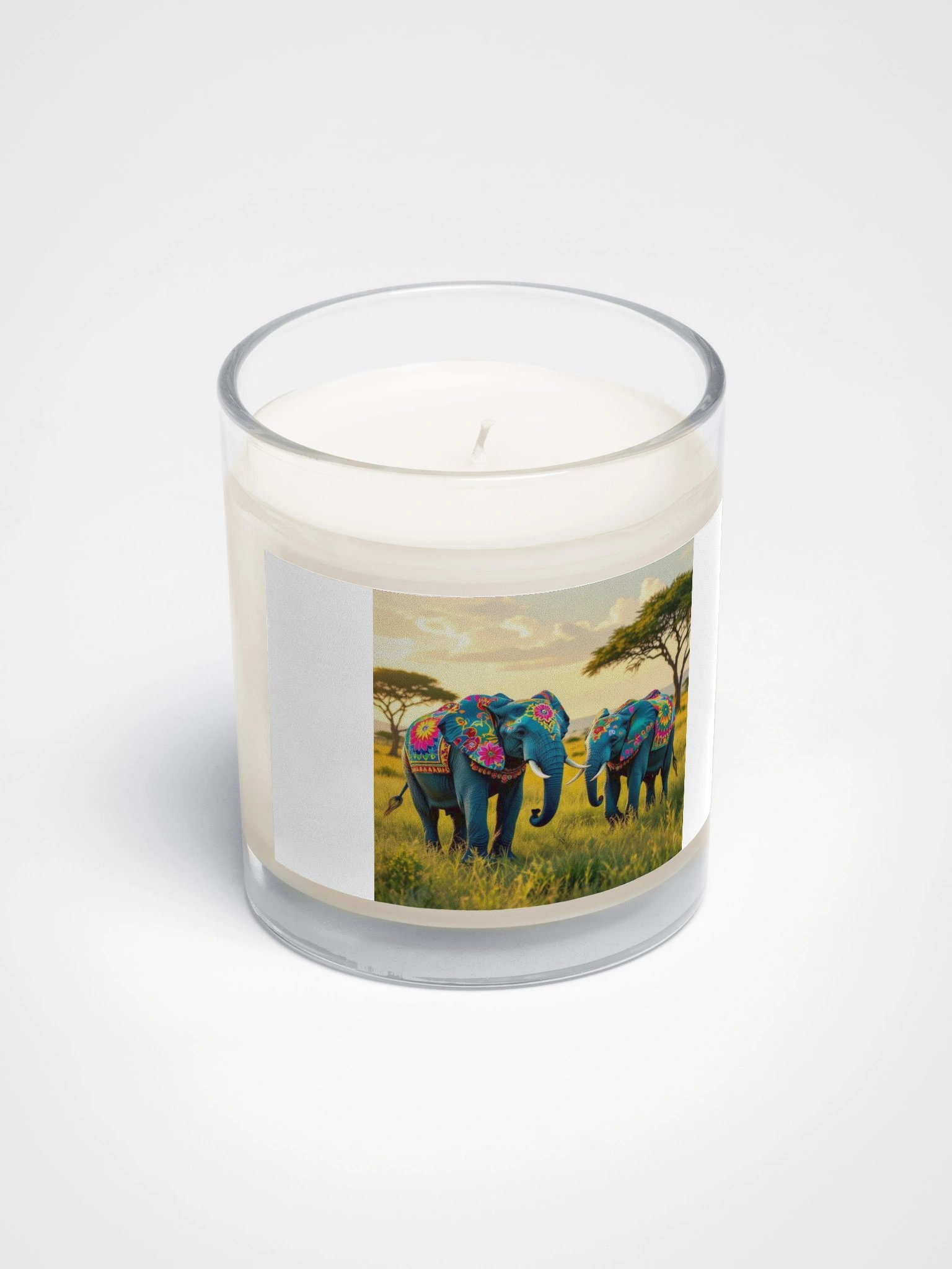 Elephant Harmony Soy Wax Candle product image (2)
