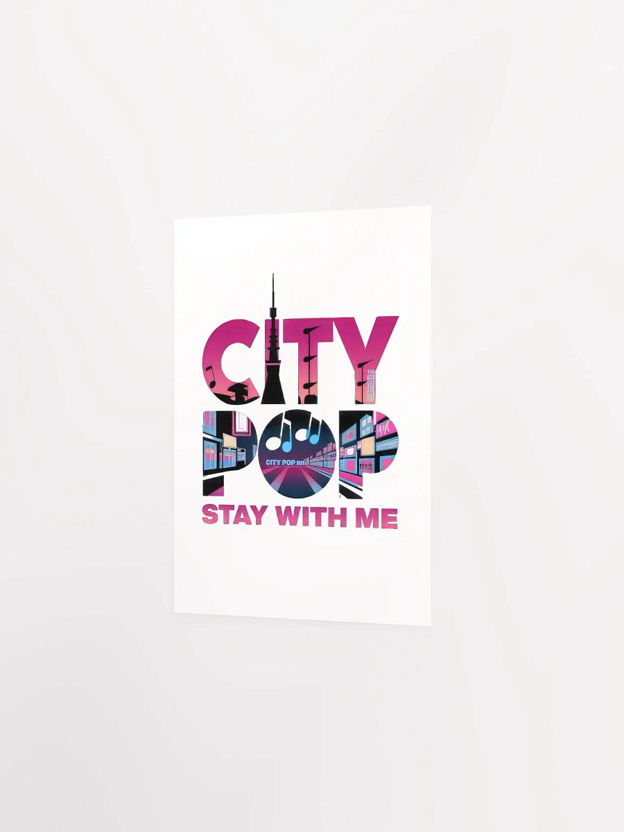 City Pop Enhanced Matte Paper Poster product image (2)