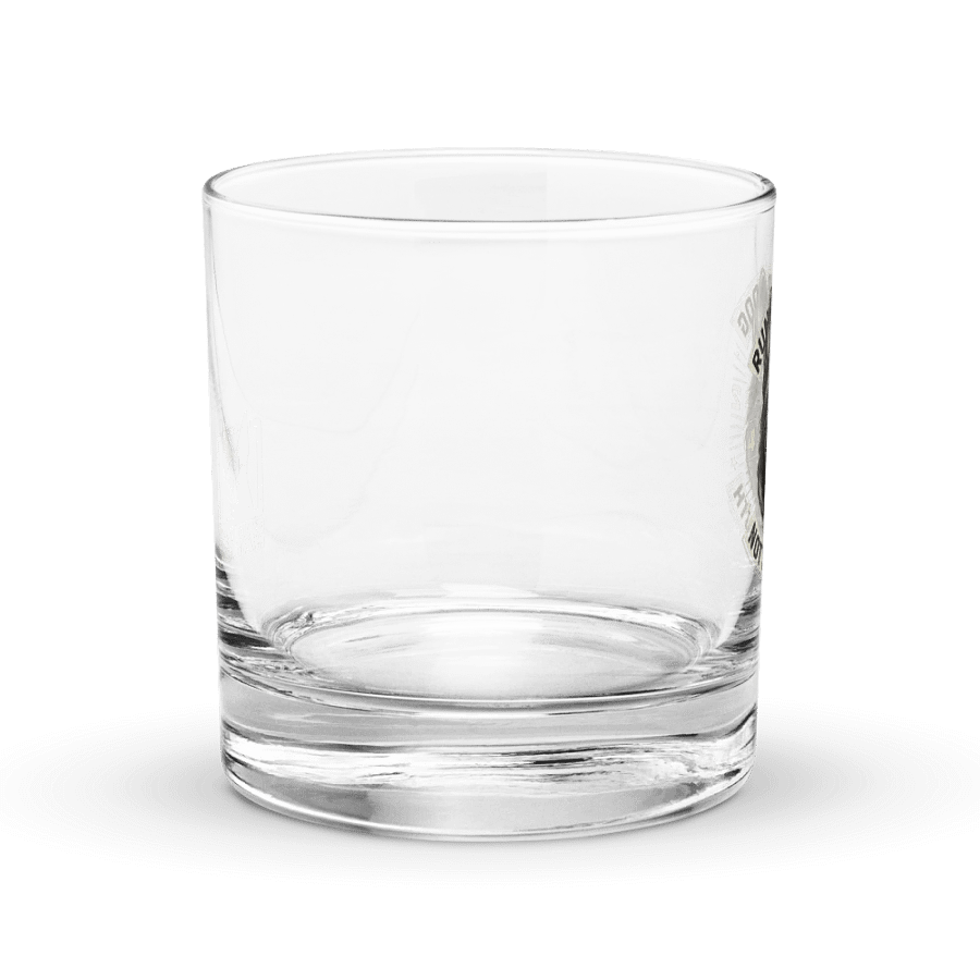 Run Your Dog Not Your Mouth Whiskey Rocks Glass product image (3)