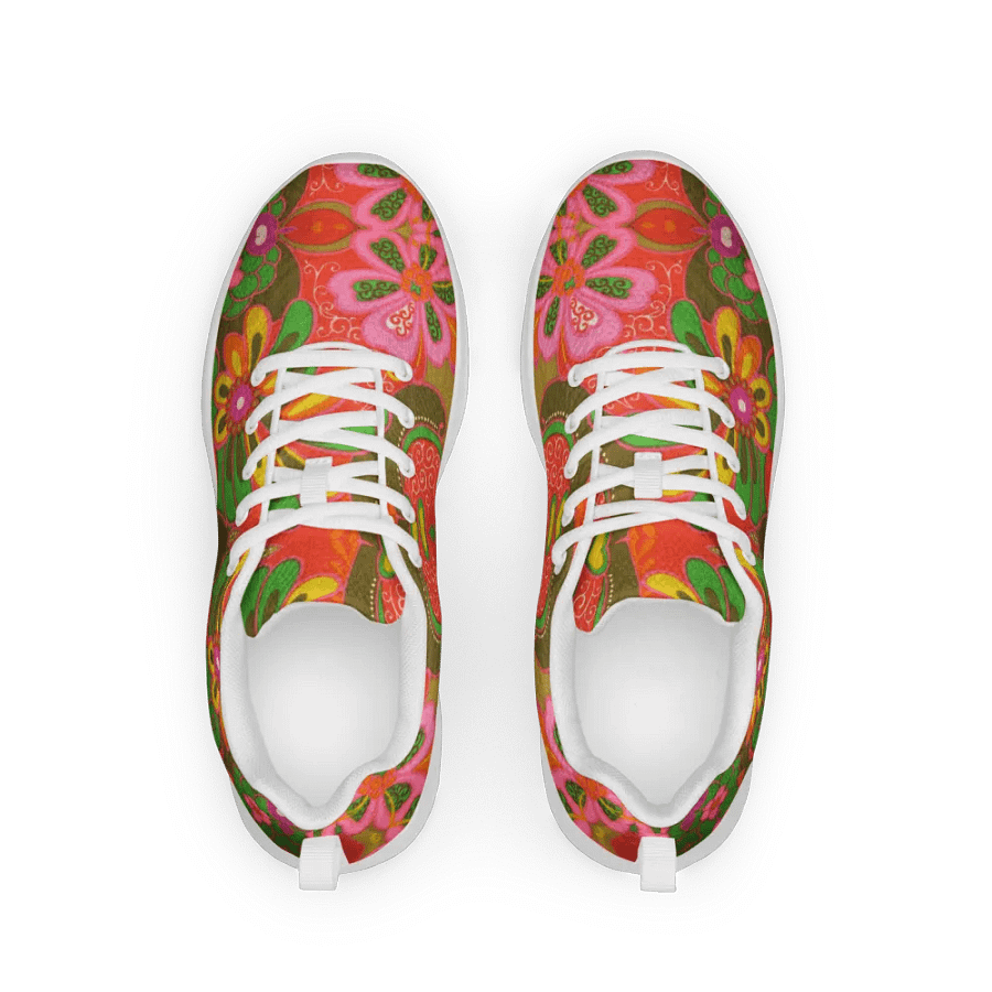 Flower Power Women's Lace Up Athletic Shoe product image (1)