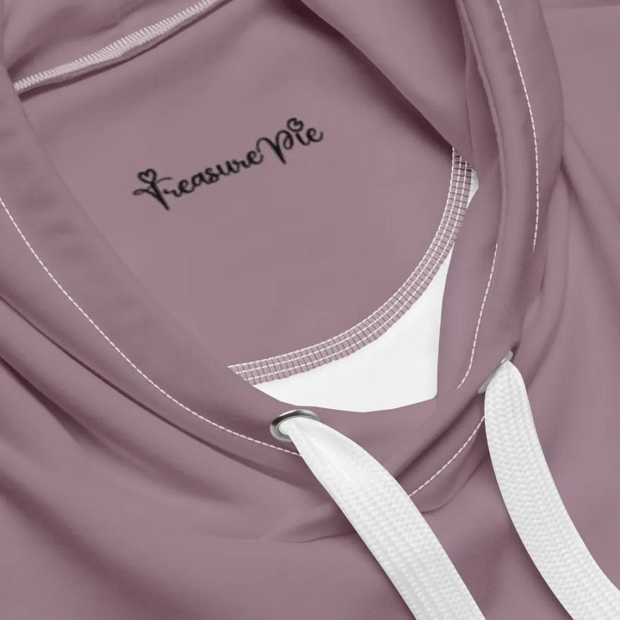 Plain Cool Brown Light Summer Unisex Recycled Polyester Heavyweight Premium Hoodie by Treasure Pie product image (9)