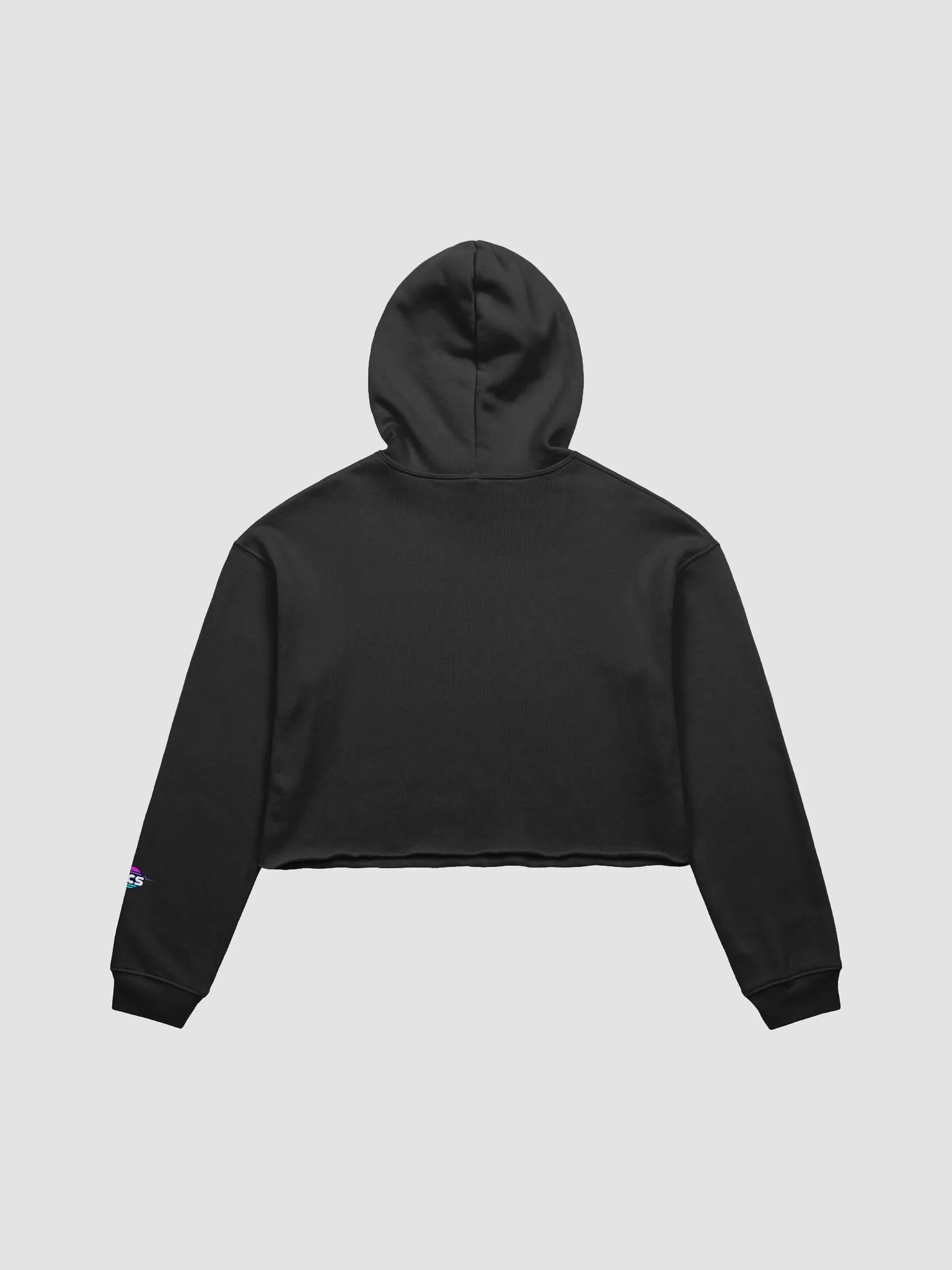 DJ D3LUZIONAL FLEECE CROP HOODIE product image (2)