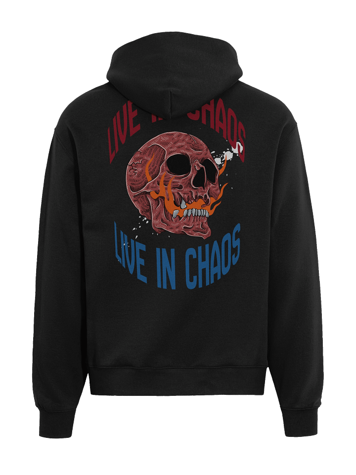 LIVE IN CHAOS - EGO Oversized Streetwear Hoodie product image (1)