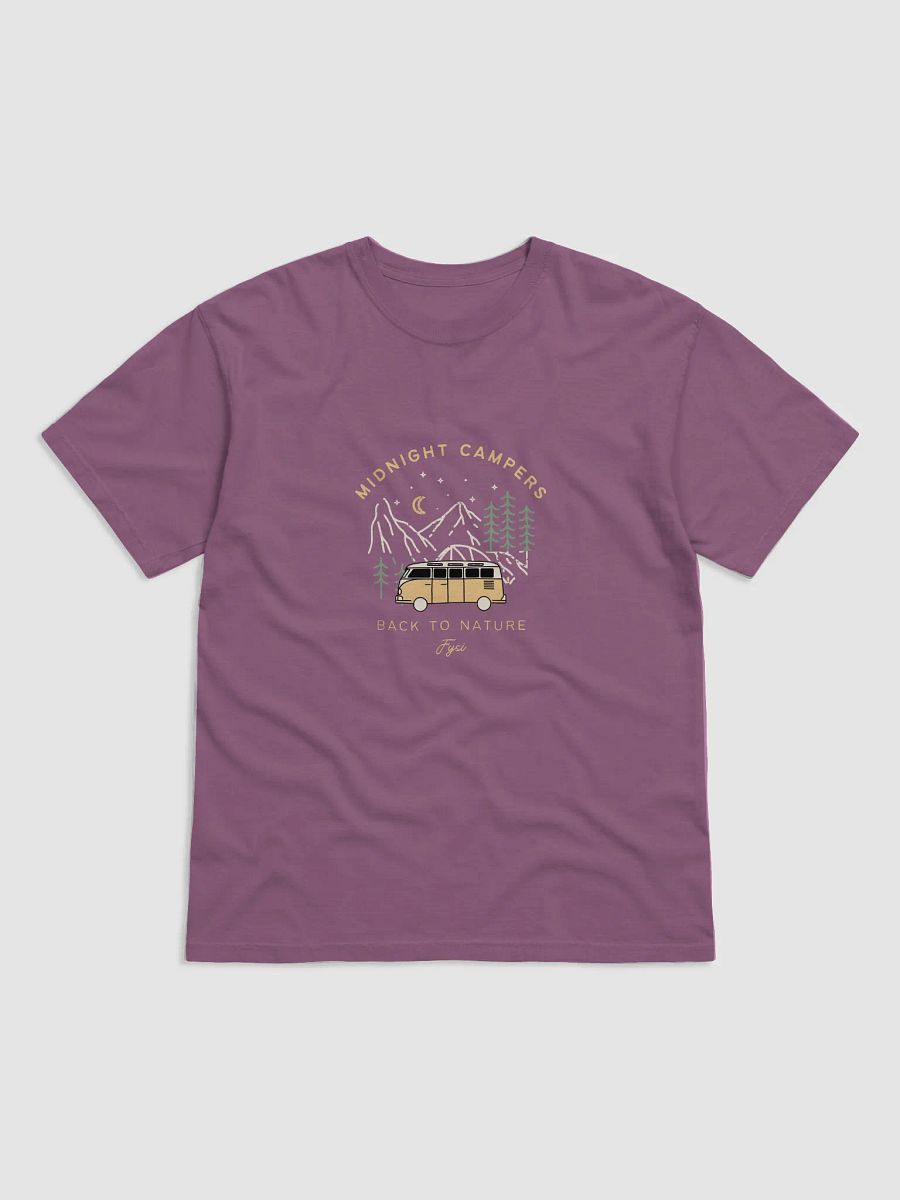 Midnight Campers organic cotton t-shirt product image (1)