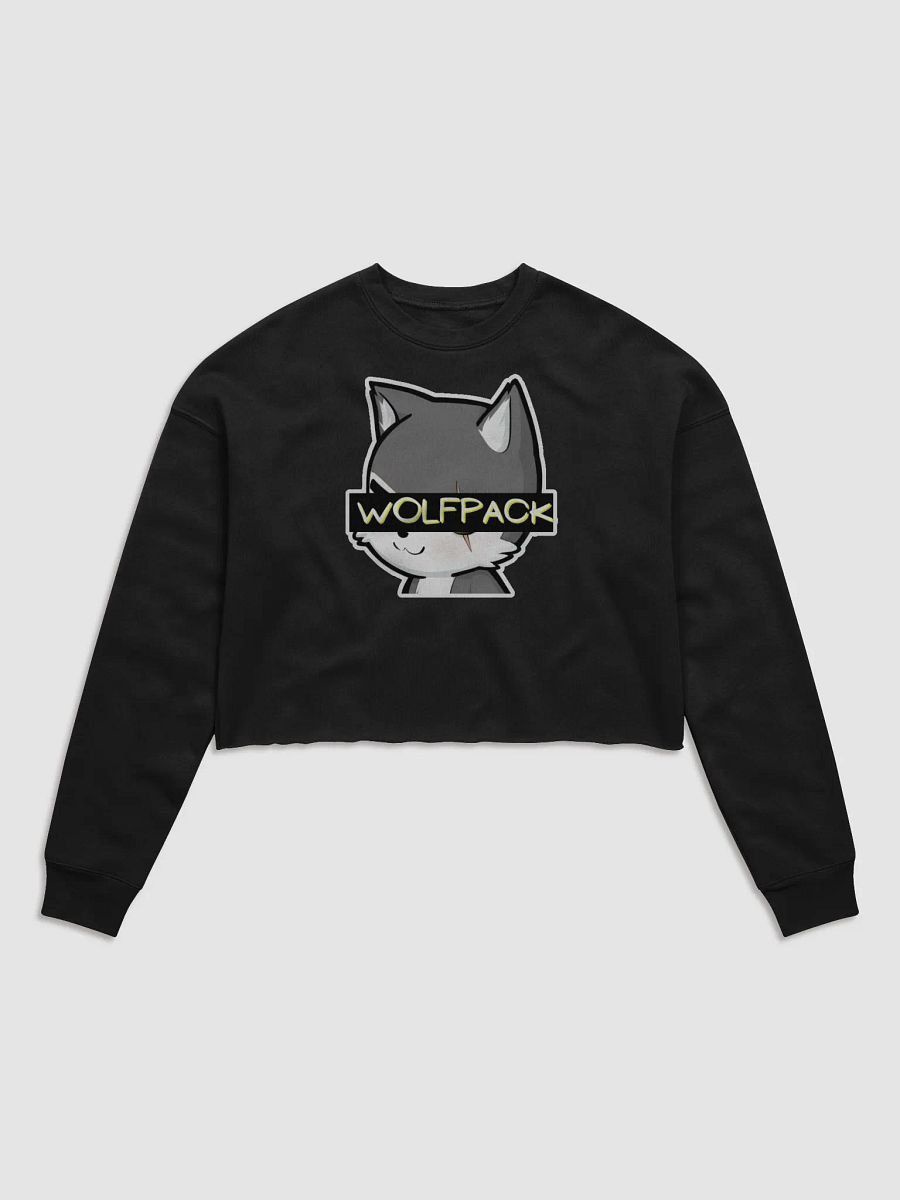 Women's WOLFPACK Crop Long Sleeve Shirt (Chibi Wolf) product image (1)