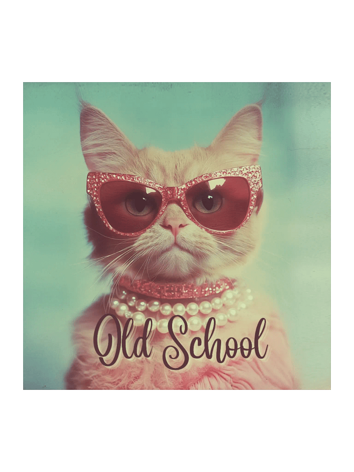 Old School Sass: Square Sticker product image (1)