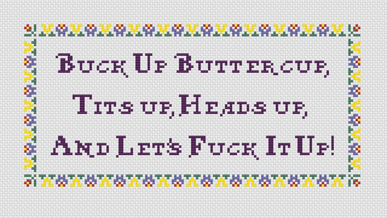 Buttercup Cross Stitch Pattern product image (1)