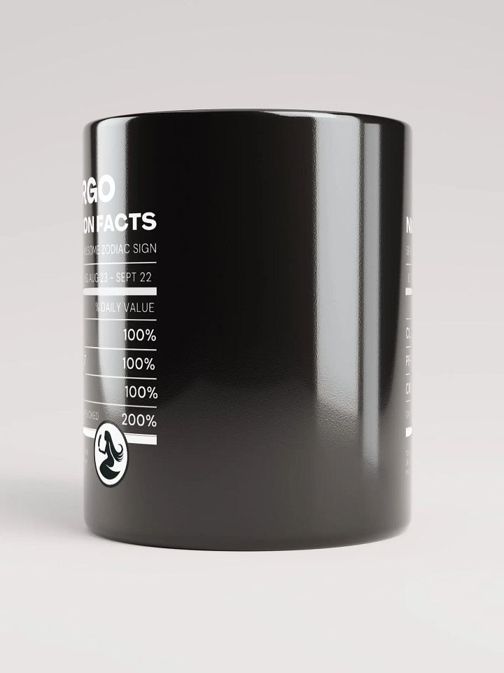 Virgo Nutrition Facts Mug product image (2)