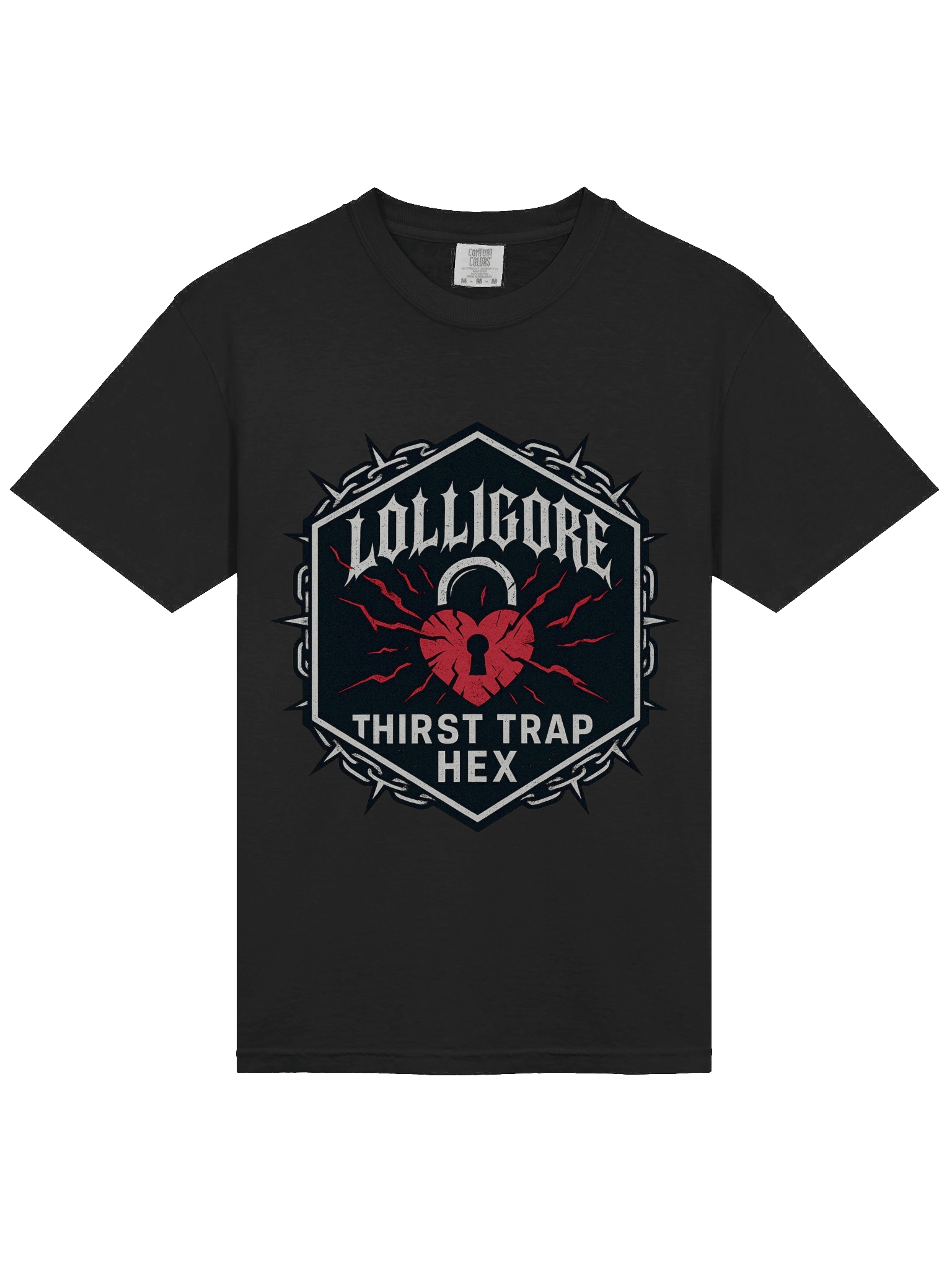 Lolligore — “Thirst Trap Hex” Emblem Tee product image (3)