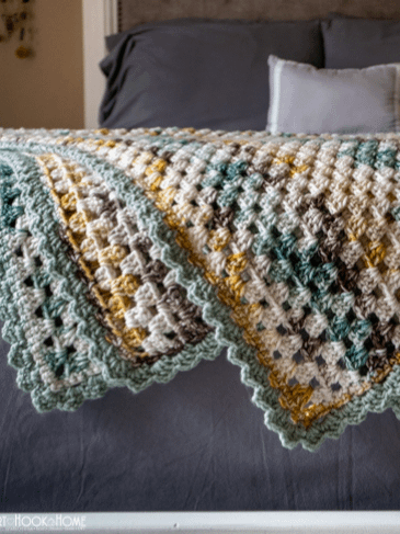 Flat Granny Crochet Blanket Pattern product image (1)