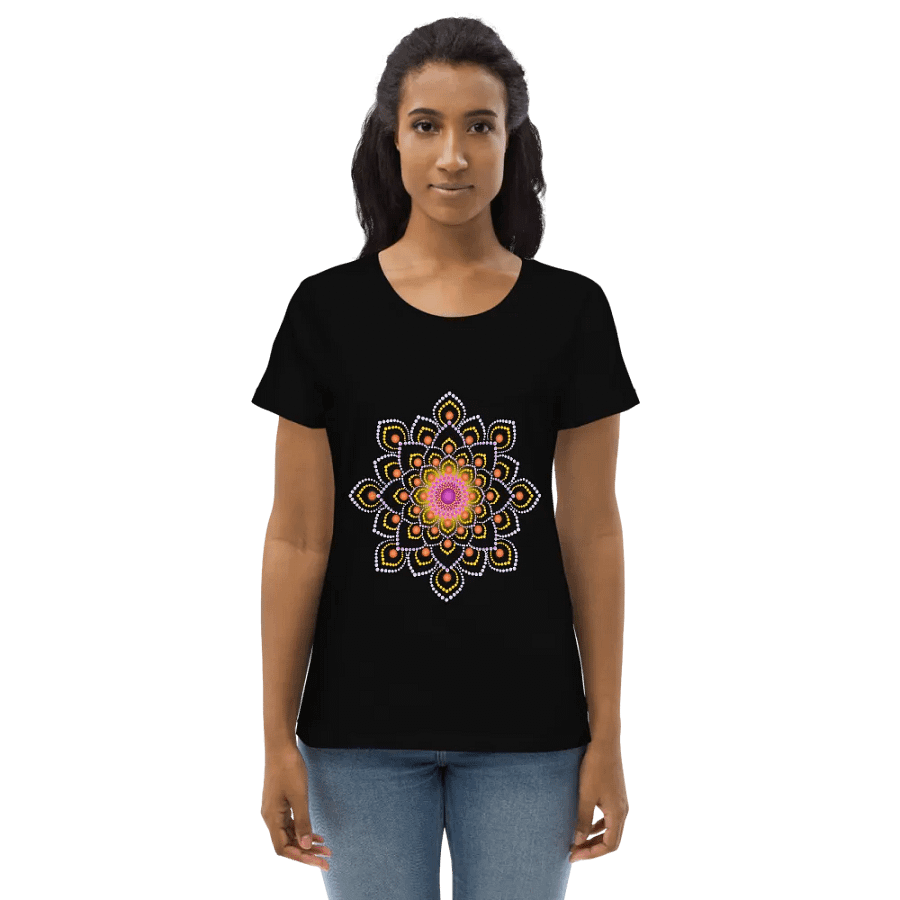 Simple Colorful Dot Mandala Eco T-Shirt product image (2)
