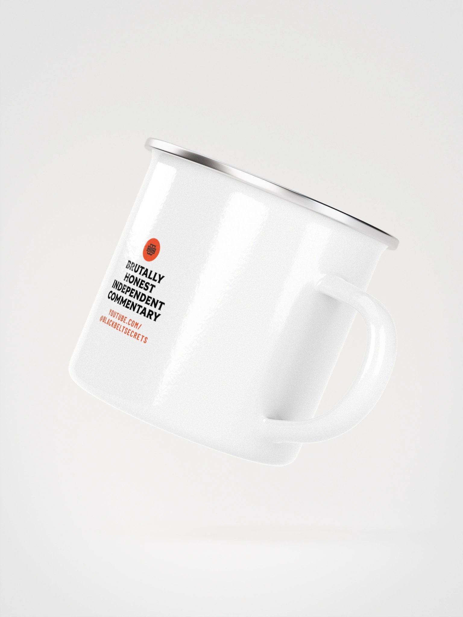 BBS White Enamel 12oz Mug product image (3)