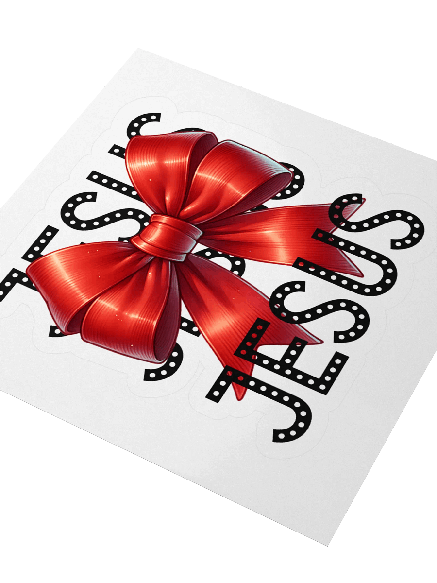 JESUS Bow Charm Kiss Cut Stickers product image (3)