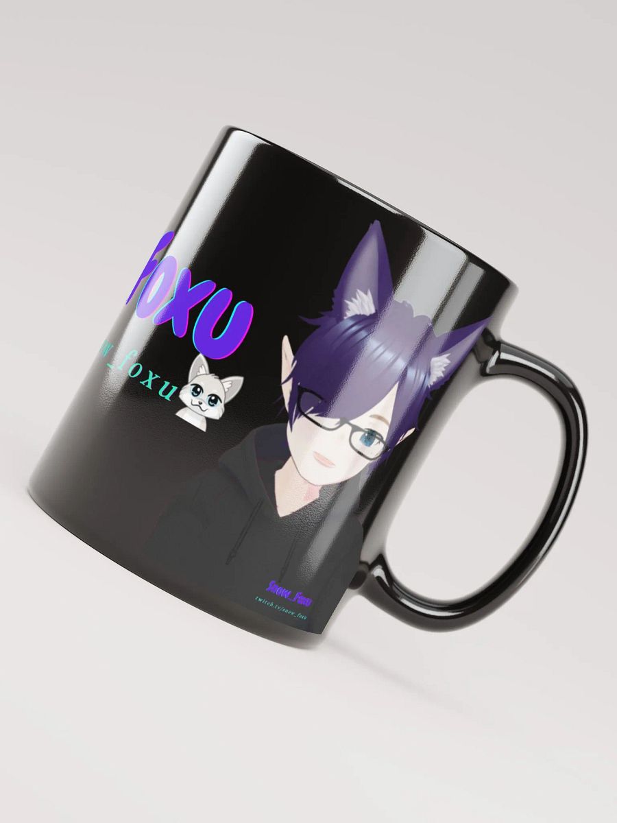 Snow_Foxu Avatar Glossy Black Mug product image (4)