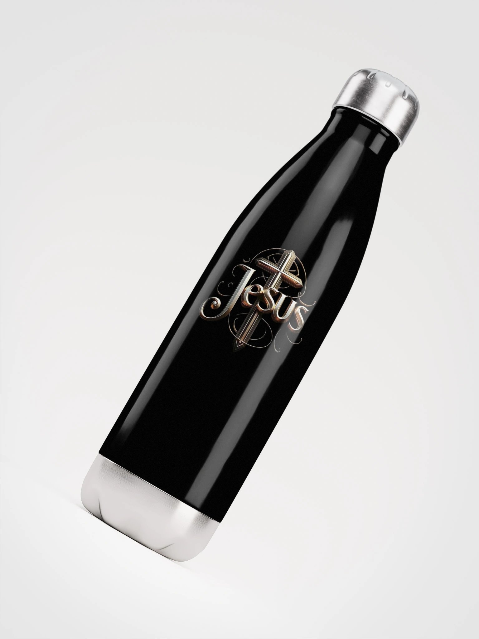Divine Steel Elegance Stainless Steel Water Bottle product image (4)