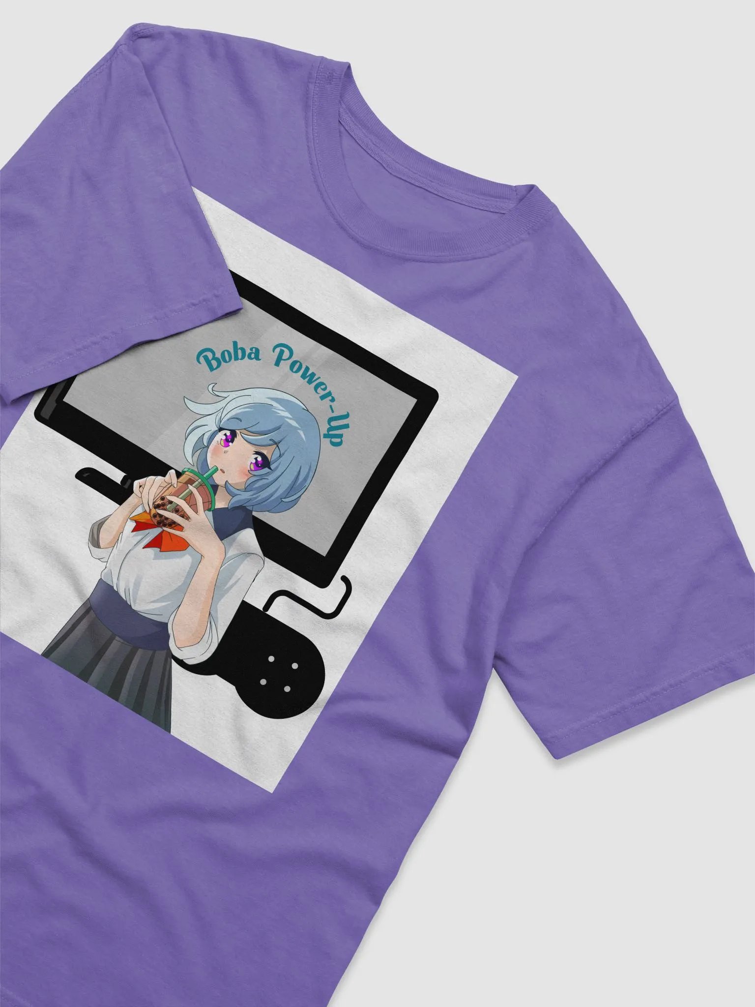 Boba Power-Up Gamer's Delight Tee: Level Up Your Gaming Experience with Boba product image (2)