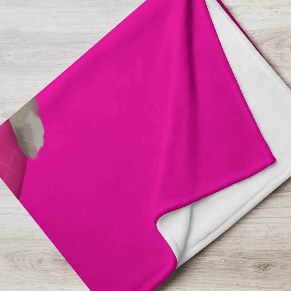 Kombat Kitty Throw Blanket product image (14)
