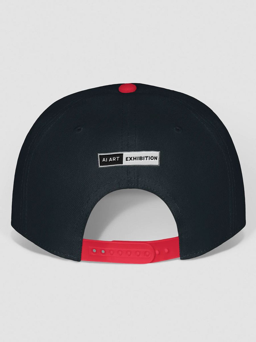 Red "THE LAND OF MILK & HONEY" Snapback Cap product image (4)