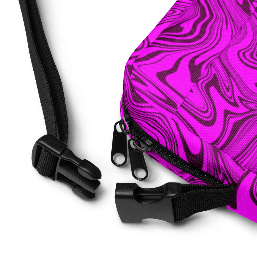 Utility Crossbody Bag - Abstract Purple Swirls product image (10)