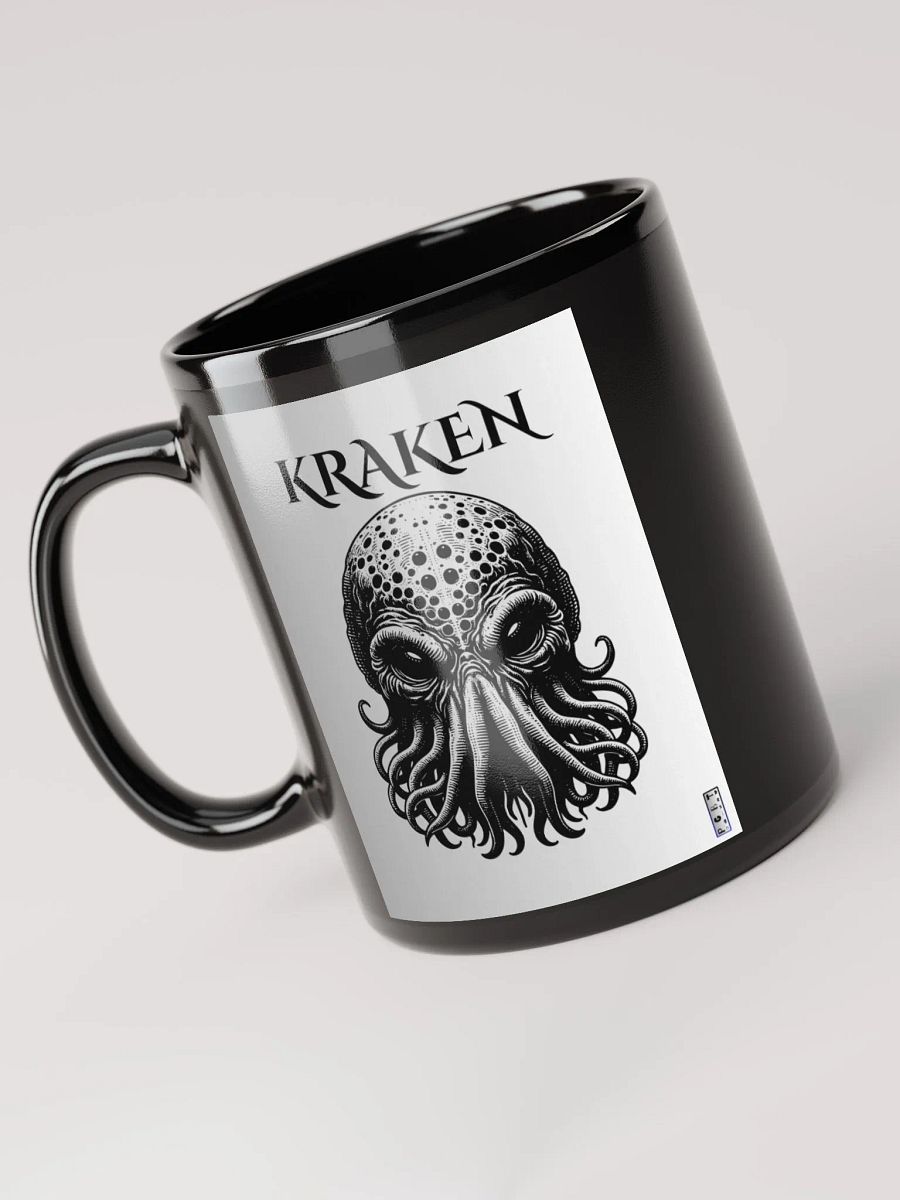 Mythical Kraken Black Glossy Mug product image (6)