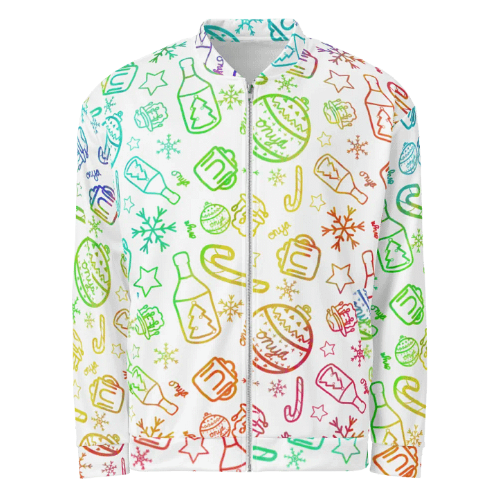 Limited Edition Christmas Rainbow Bomber Jacket product image (1)