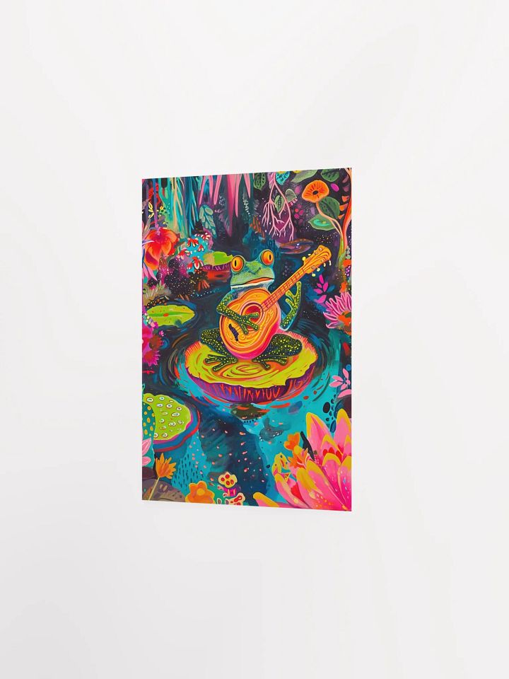 Whimsical Frog Serenade Poster product image (3)
