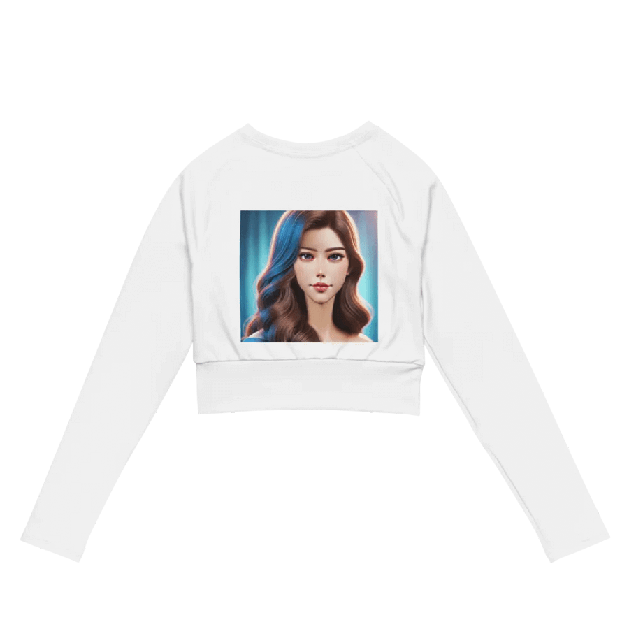 Gradient Dimensional Advertisene Crop Top product image (5)