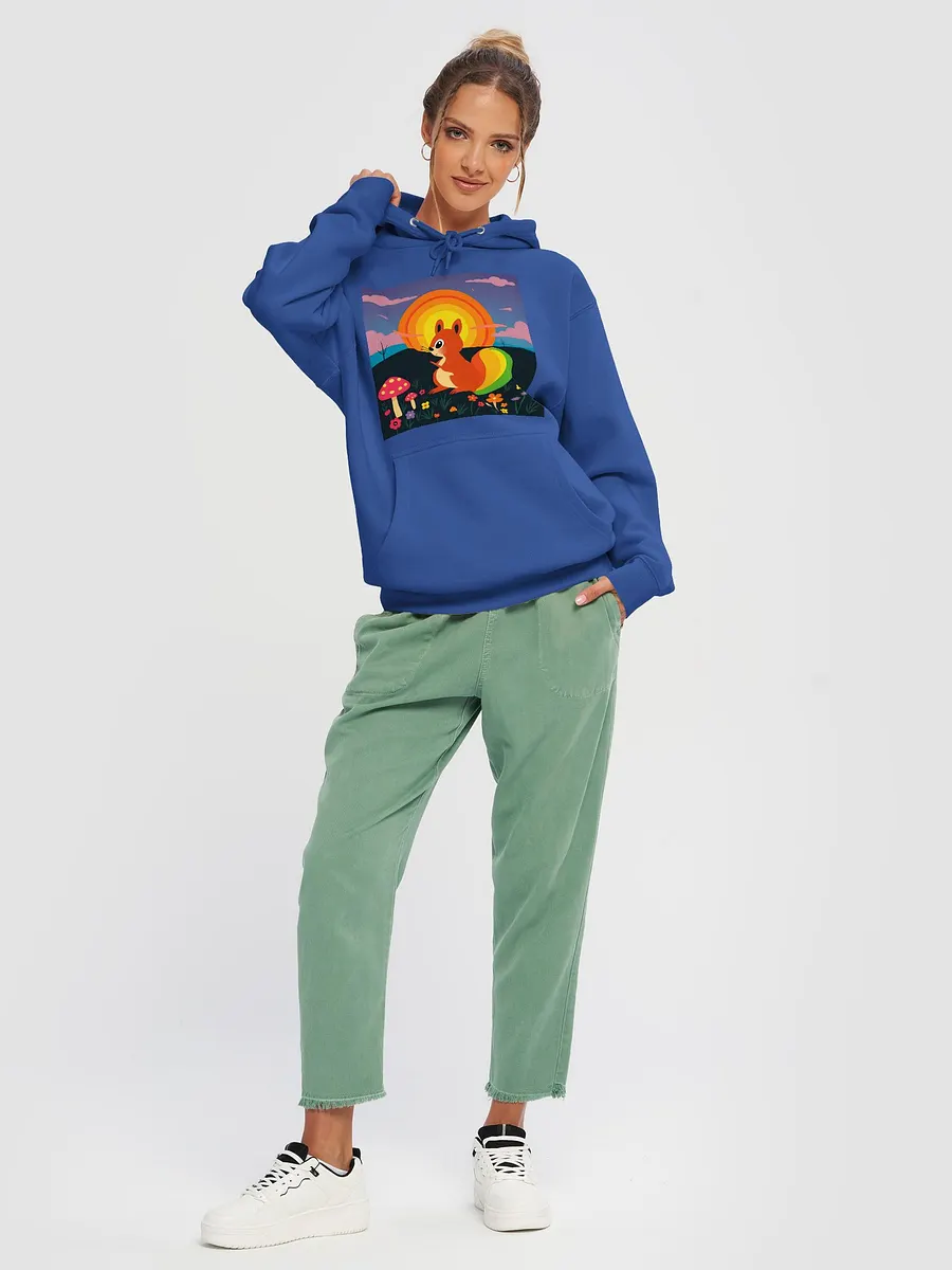 Sunset Squirrel Unisex Hoodie product image (5)