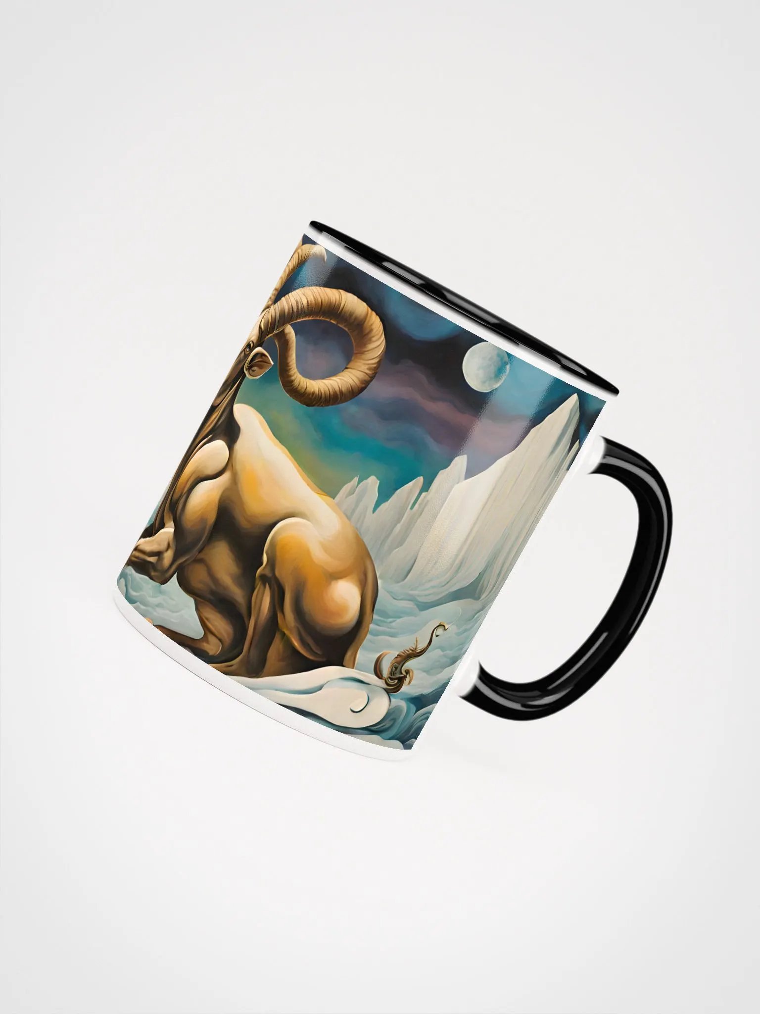 Capricorn - Salvador Dalí Zodiac Decoded: Unveiling Dalí's Surreal Cosmic Delirium product image (4)