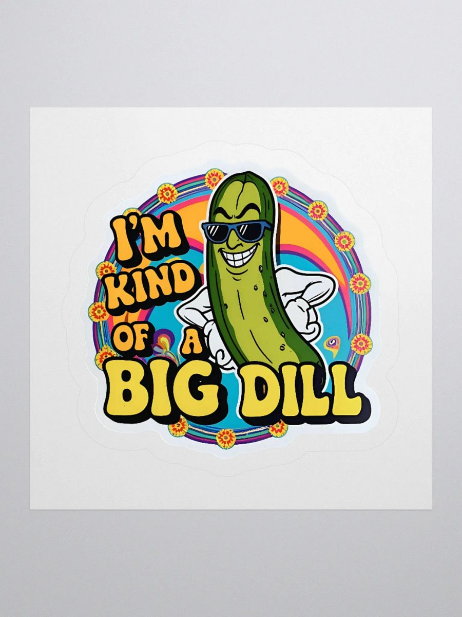 Big Dill Pickle Kiss Cut Sticker product image (3)