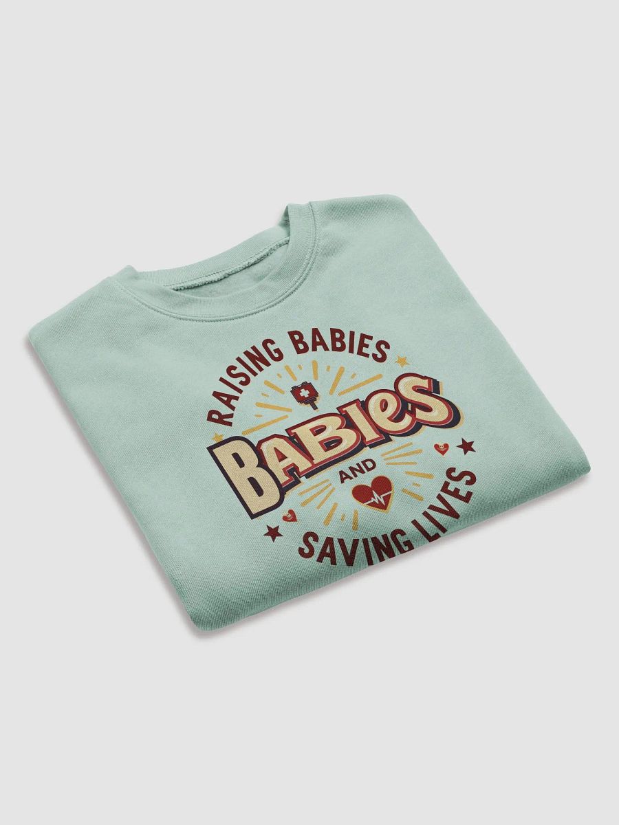 mommy Rasing Babies and saving lives Crop Sweatshirt product image (33)