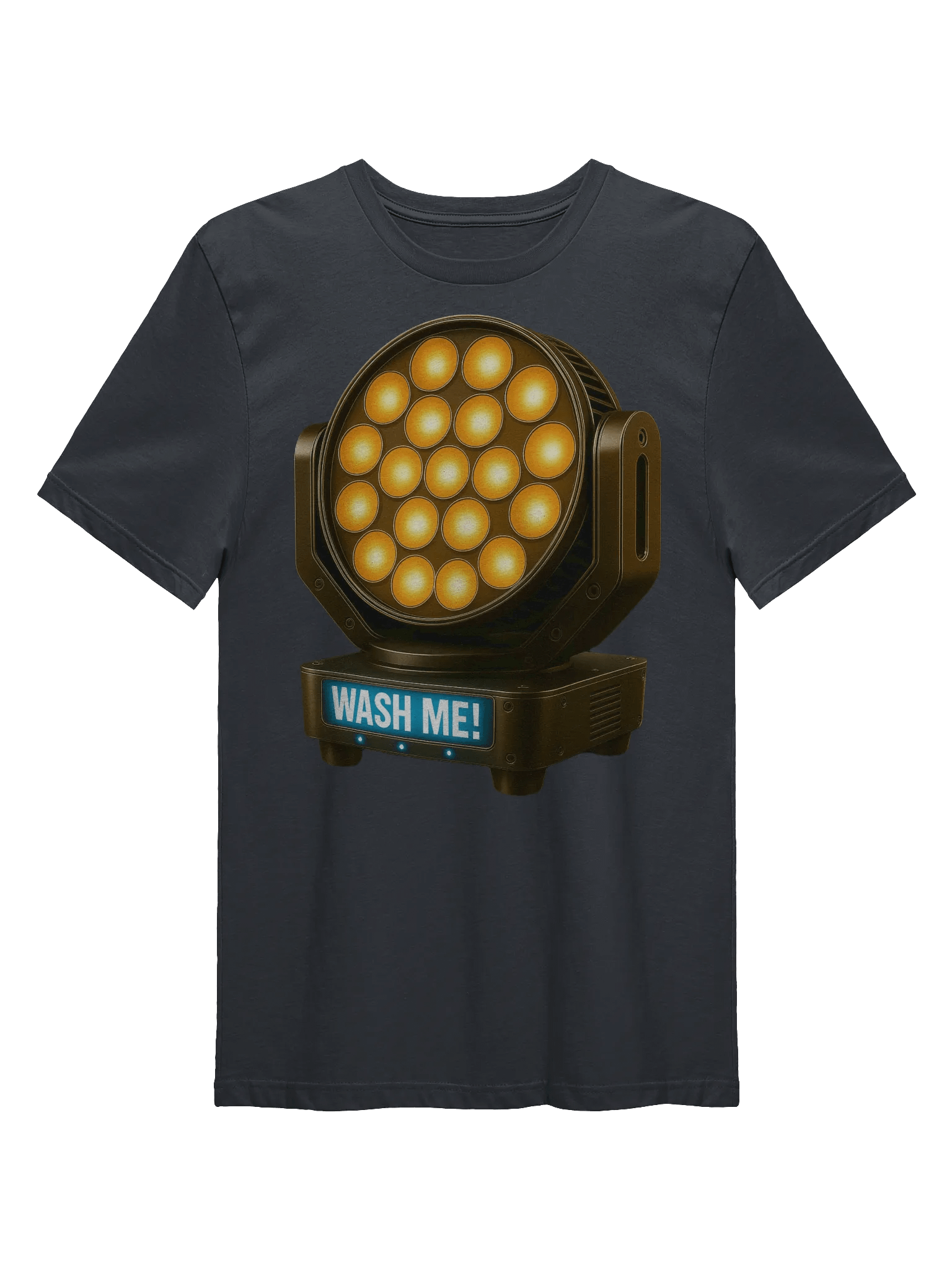 Theatrically Jerry: Amber LED "Wash Me!" Moving Head Wash Light T-Shirt product image (1)