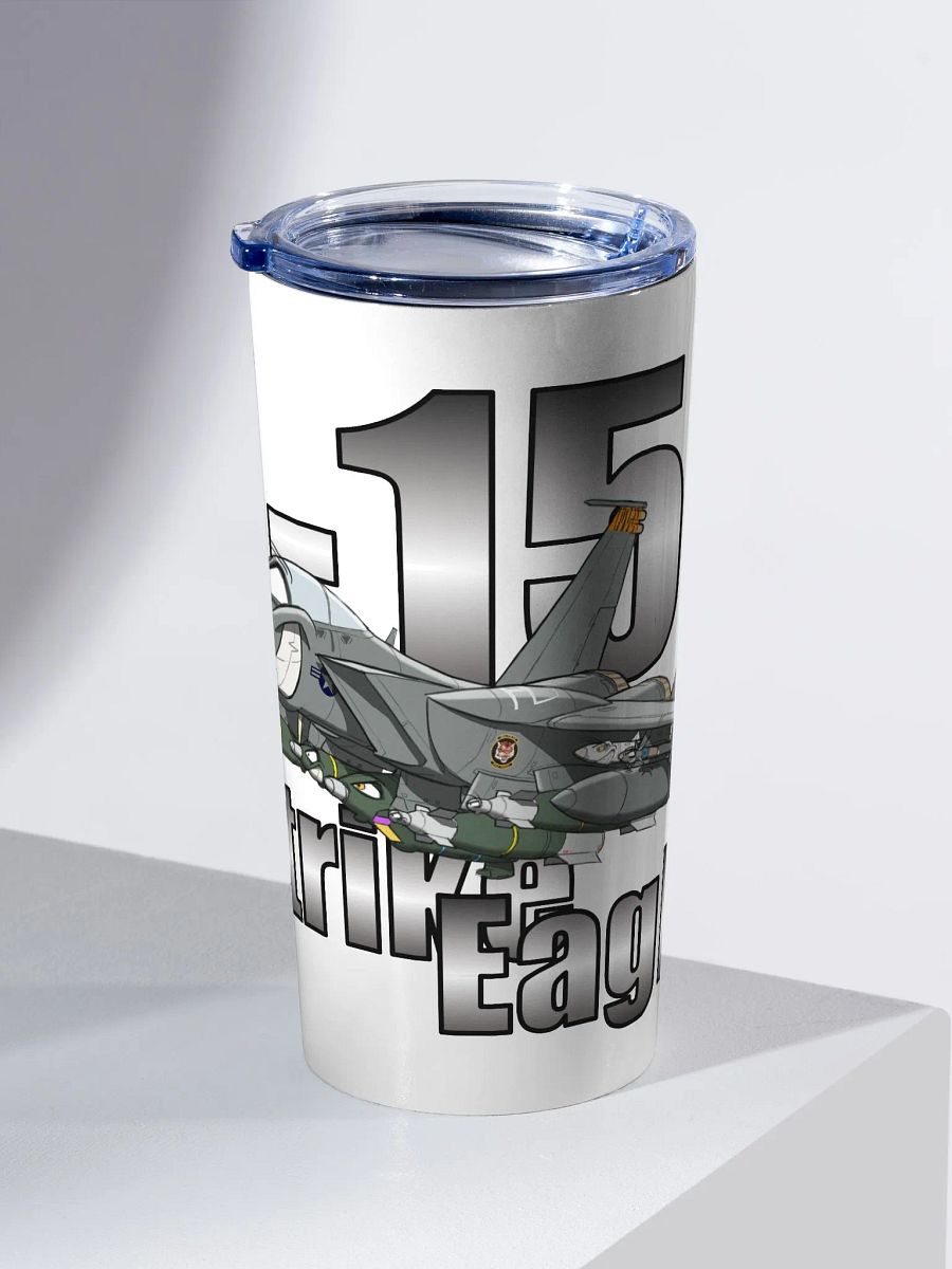 F-15E Strike Eagle Illustrated 20oz Stainless Steel Tumbler product image (2)