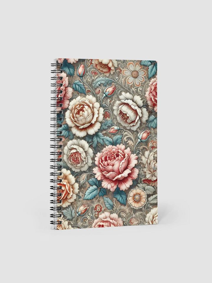 Royal Floral Spiral Notebook product image (1)