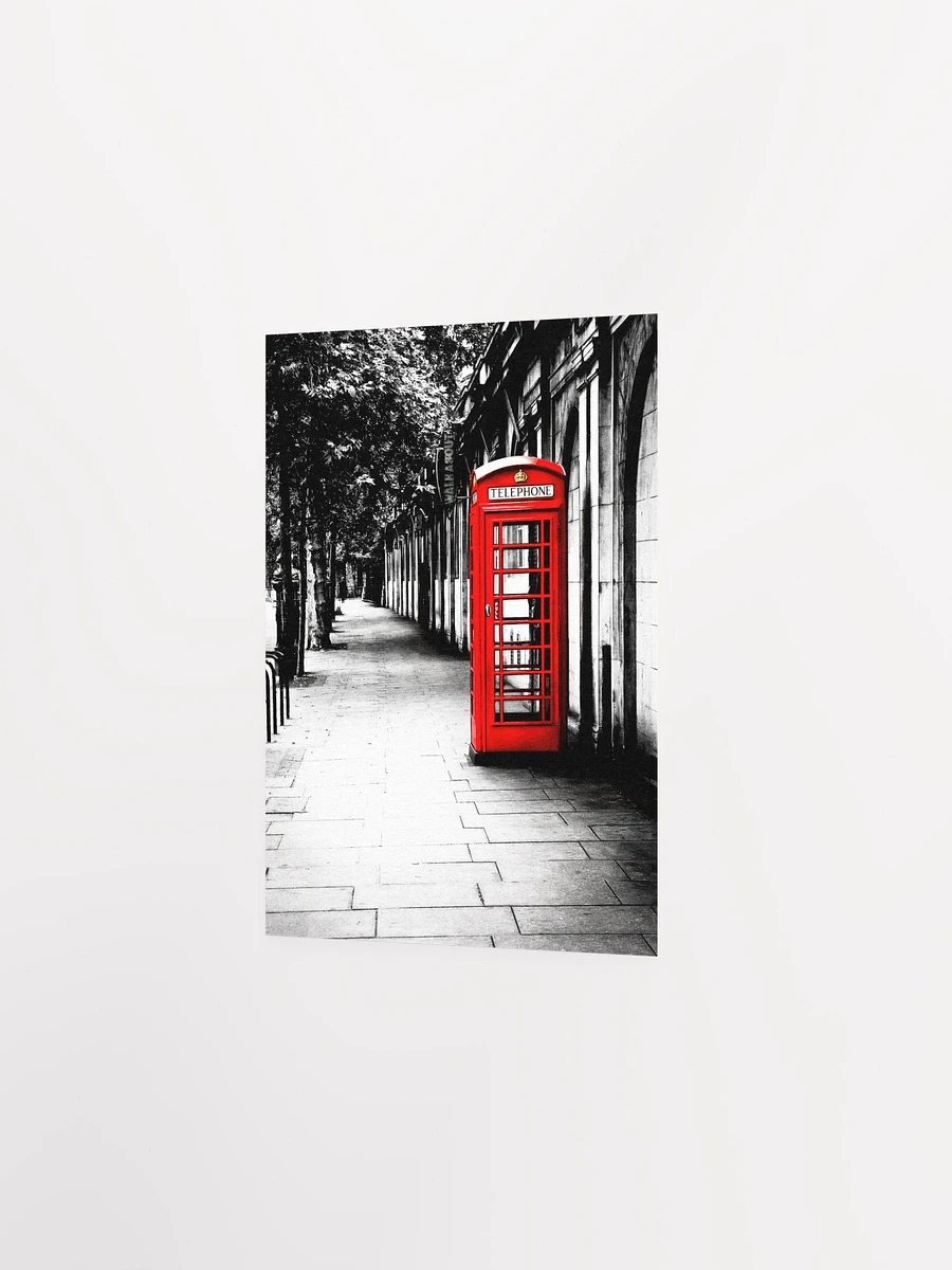 London Calling – Red British Telephone Box Matte Poster product image (15)