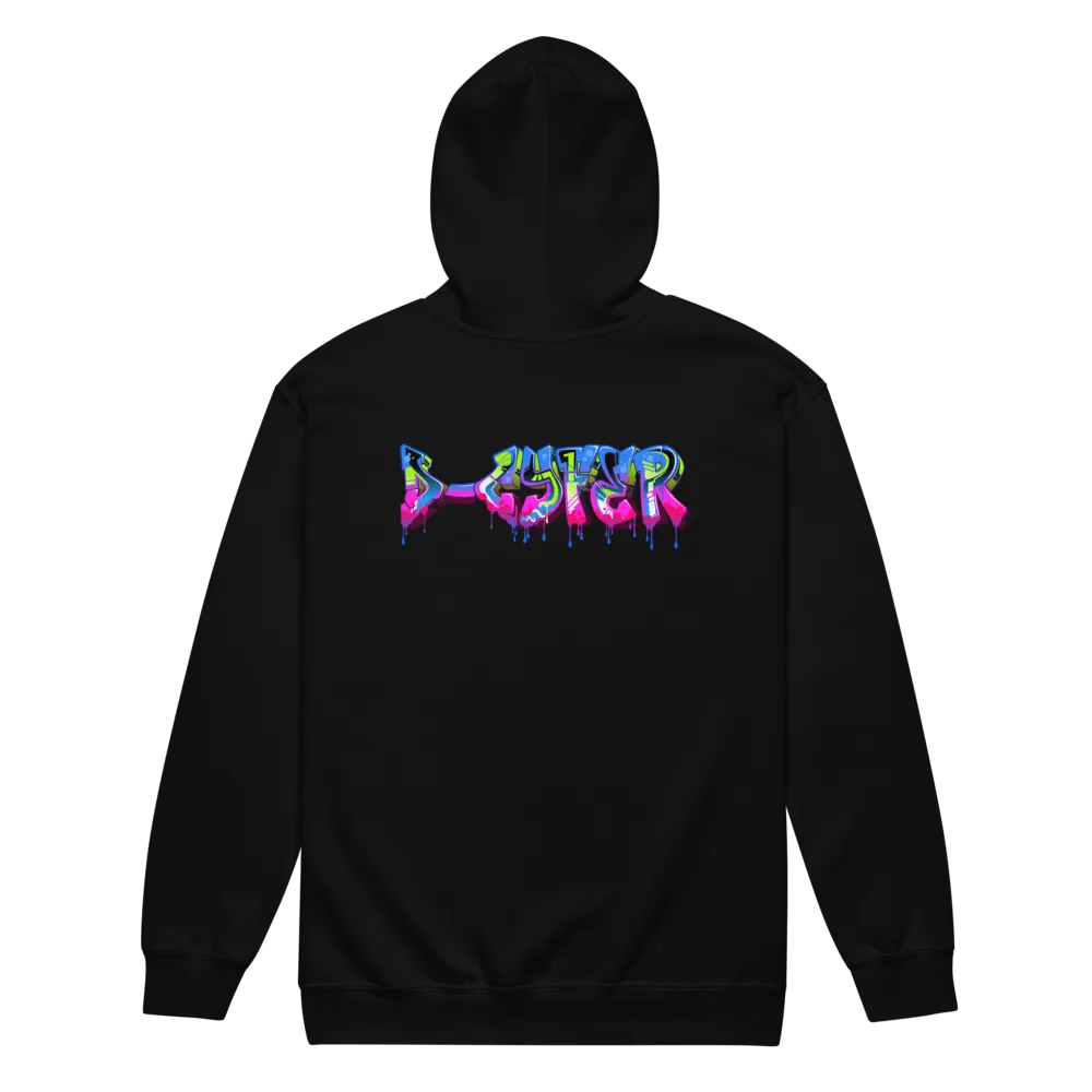 D-cyfer Logo Graffiti Zip Hoodie product image (43)