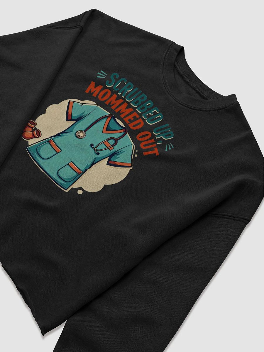Mom med Out & Scrubbed Up Crop Sweatshirt product image (13)