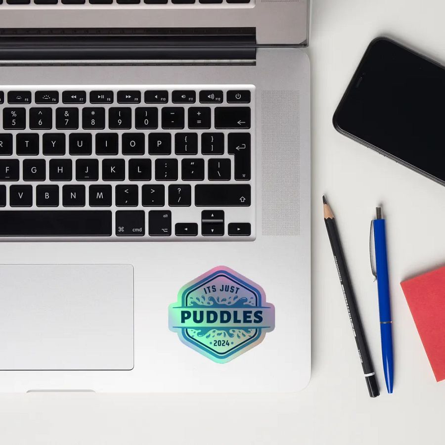 Puddles Holographic Sticker product image (10)
