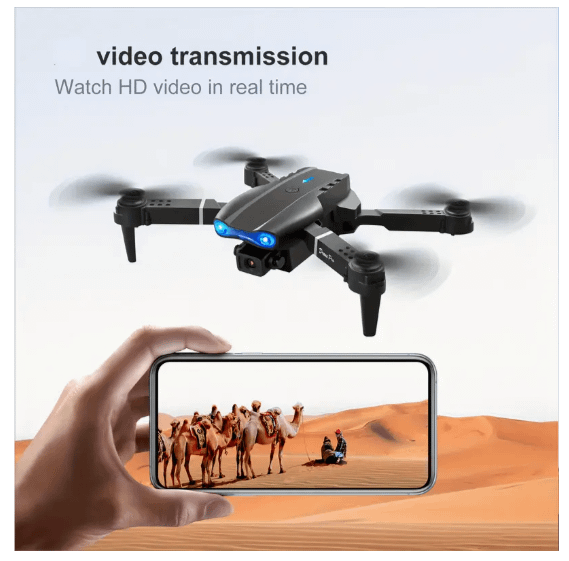Foldable Quadcopter Drone with HD Dual Cameras - Wireless Remote Control product image (9)