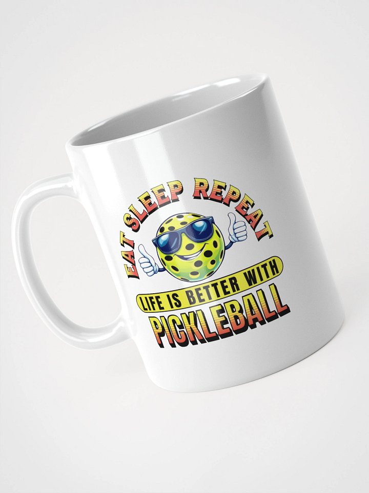 Eat Sleep Repeat Pickleball Thumbs Up Paradise Mug product image (2)